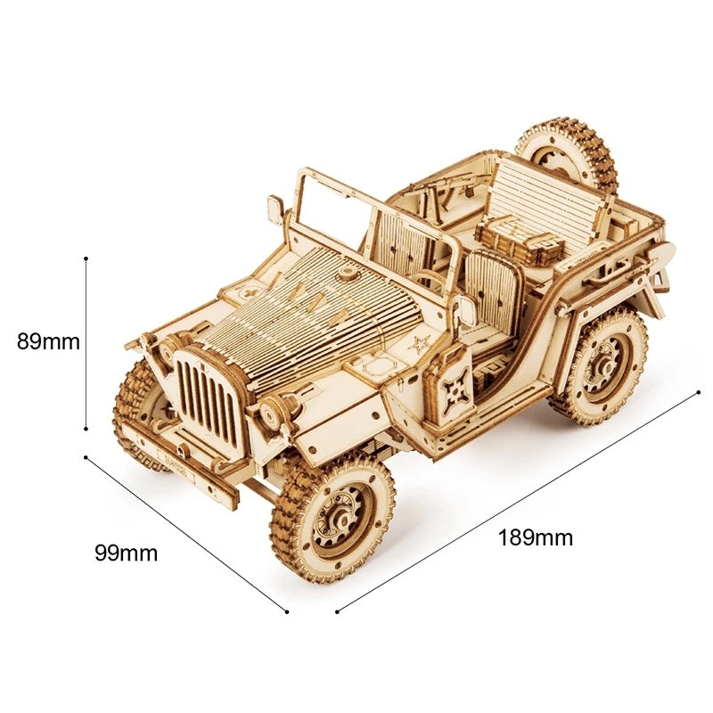 3D Wooden Puzzle Truck