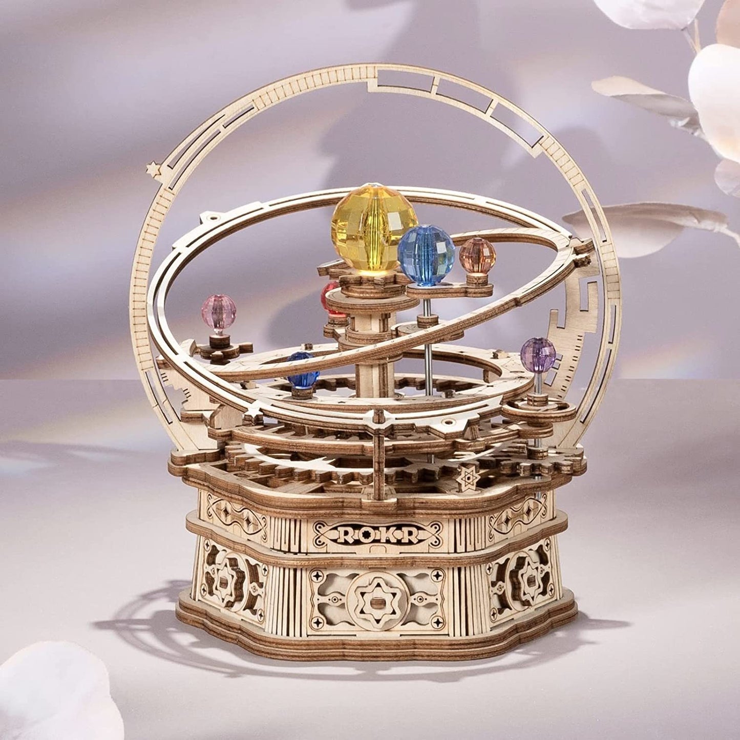 Rotating Starry Night Mechanical Music Box