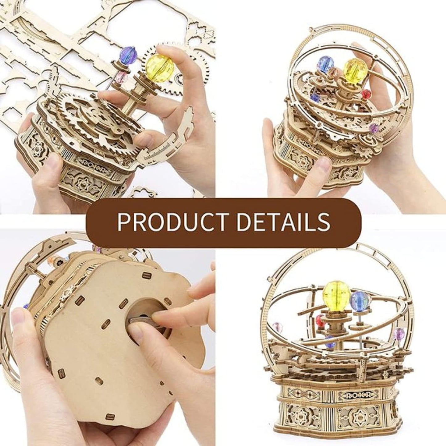 Rotating Starry Night Mechanical Music Box